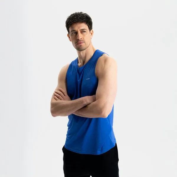 VIDAR Sport VIDAR Sport Herren Sleeveless Sport Shirt, Electric blue, – Produktbild 3 von 4
