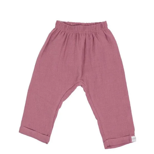 Maximo maximo Baby Krempelhose Musselinstoff Bio Baumwolle, Foxglove, – Produktbild 1 von 1