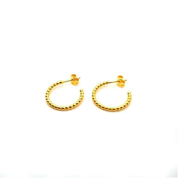 MOANINA MOANINA Ohrringe Hoops Chia - 925 Silber/18k Gold Vermeil, Gold, – Produktbild 1 von 4