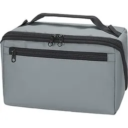 Halfar HALFAR® Reißverschluss-Tasche BOX, mittelgrau – Produktbild 1 von 1