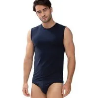 mey Mey Herren Muskel-Shirt Tank Top aus Tencel "Network", Blau, – Produktbild 1 von 1