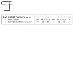 B&C Collection B&C Collection Inspire T-Shirt / Damen / Lady Rundhals 140 gr /m² – Produktbild 1 von 1