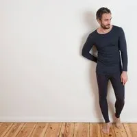 Living Crafts Living Crafts Lange Unterhose - JONATHAN, Navy graphite, – Produktbild 1 von 2