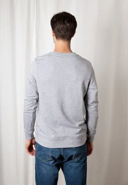 TORLAND TORLAND Leichter Pullover aus Bio-Baumwolle | PUNO, Grau (grey melange), – Produktbild 4 von 4
