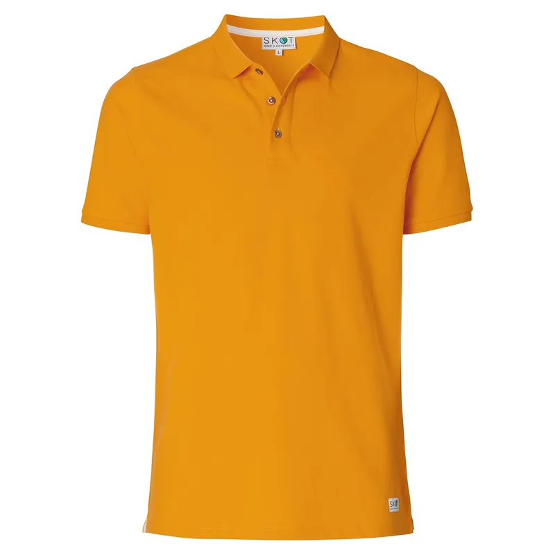 SKOT SKOT Herren vegan Polo, Orange, – Produktbild 1 von 2