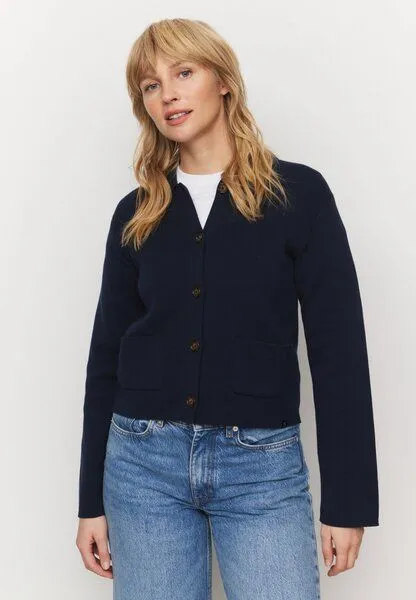 recolution Damen Strickovershirt aus Bio-Baumwolle - CELOSIA - recolution, Dark navy (blau), – Produktbild 2 von 4