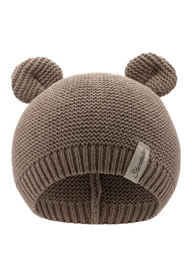 Sterntaler Sterntaler Strickmütze GOTS Strickmütze Ohren (1-St), Braun|bunt, – Produktbild 3 von 5