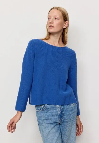 recolution Damen Strickpullover aus Bio-Baumwolle - VIOLA - recolution, Electric blue (blau), – Produktbild 4 von 4
