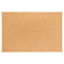 Kork-Deko Kork-Deko XL Pinnwand Memoboard aus Kork mit Holzrahmen - 90x60cm – Produktbild 1 von 1