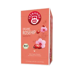 Teekanne Teekanne BIO Organic Rosehip Hagebutte, Bio Früchtetee, Teebeutel im Kuvert, 2. Entnahmefach/displaytauglich, 55g – Produktbild 1 von 1