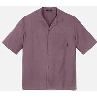 recolution Herren Hemd aus Leinen und LENZING ECOVERO Viskose Mix - CACTUS - recolution, Mystic grape (lila), – Produktbild 1 von 1