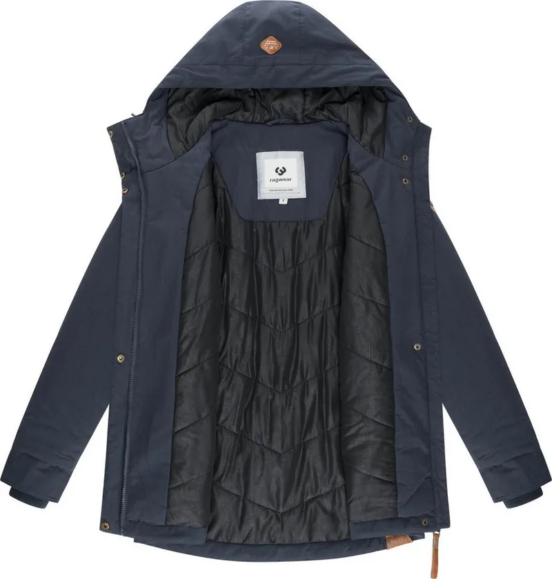 ragwear ragwear Winterjacke Monadena Parka YOUMODO Warmer Kurzmantel mit Kapuze, Blau, – Produktbild 1 von 4