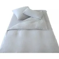 EO Home EO Home unisex vegan Bettbezug Jersey Grau Melange, Hellgrau, – Produktbild 1 von 1