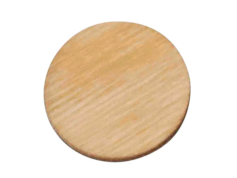 Einkaufswagen-Chip 'Green Coin' blanko, FSC-zertifiziert – Produktbild 1 von 1