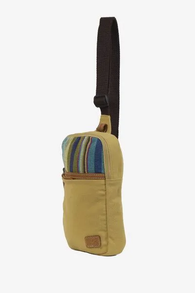 Dragolina Dragolina Crossbody Tablettasche Faun W. mit Webstoff der Pwo Karen, Schilf (gelb), – Produktbild 2 von 4