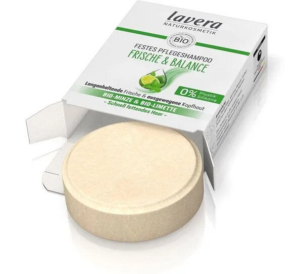 lavera lavera Festes Pflegeshampoo Frisch – Produktbild 2 von 2
