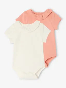 Vertbaudet 2er-Pack Baby Kurzarm-Bodys – Produktbild 1 von 1