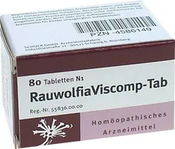 Schuck GmbH Arzneimittelfabrik RAUWOLFIAVISCOMP TAB 80 St Tabletten – Produktbild 1 von 1