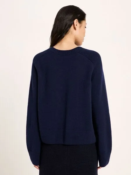 LANIUS LANIUS Cropped Pullover, Midnight, – Produktbild 3 von 4