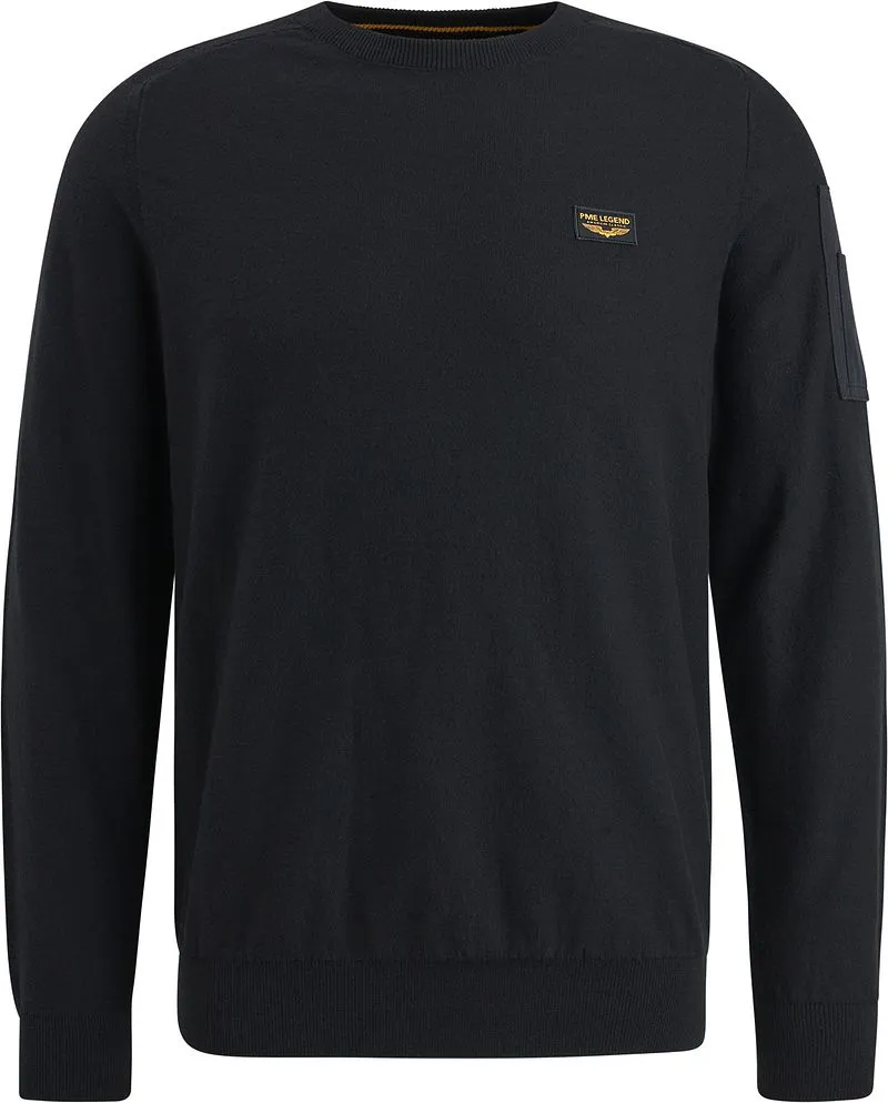 PME Legend PME Legend American Classic Pullover Schwarz - Größe L, Schwarz, – Produktbild 2 von 5