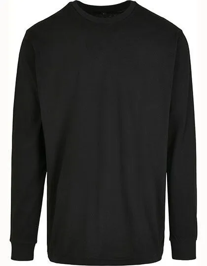 Build Your Brand Build Your Brand Unisex Damen Herren Long Sweater Pullover langes Sweatshirt, Black, – Produktbild 2 von 4