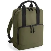 BagBase BagBase Recycled Twin Handle Kühltasche, Rucksack oder Tragetasche Thermo Backpack, Military, – Produktbild 1 von 1