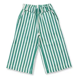 Sense Organics Sense Organics Kinderhose grün-weiß gestreift, Modell WALA – Produktbild 1 von 1