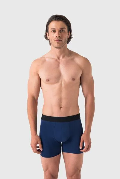 Barrio 13 Barrio 13 Herren Boxershorts 5er Pack aus Baumwolle, 2x schwarz + 2x blau + 1x grau, – Produktbild 1 von 4