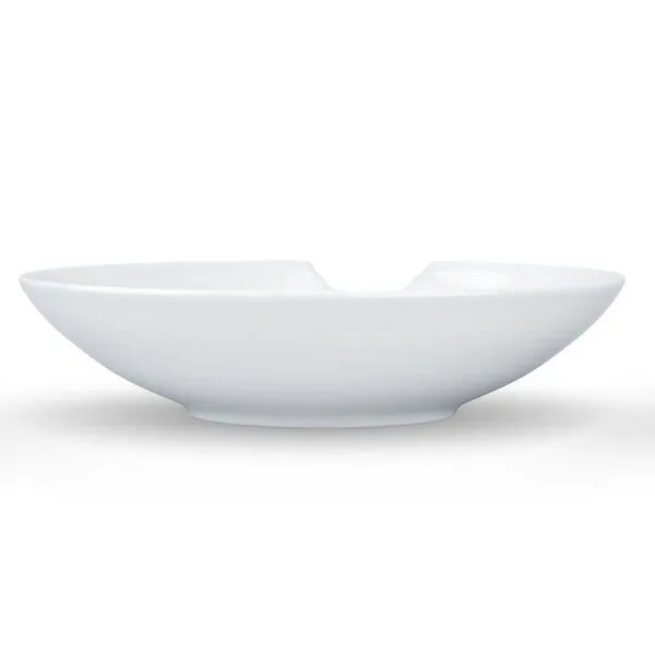 FIFTYEIGHT PRODUCTS FIFTYEIGHT PRODUCTS 2er-Set kleine tiefe Teller „Mit Biss“ (Ø 18 cm) – Produktbild 2 von 4