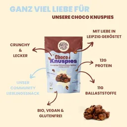 Hülsenreich Bio Choco Knuspies hell – Produktbild 1 von 1