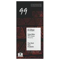 Vivani Feine Bitterschokolade mit 99% Kakao – Produktbild 1 von 1