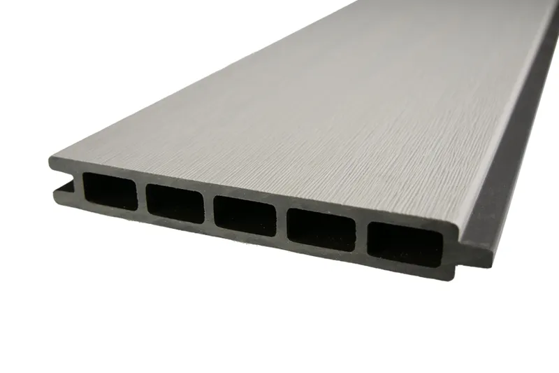 woodstore24 Einzelelement WPC Coex. Zaun / Sichtschutz / Steckzaun, 20 x 140 x 1790 mm, beidseitig stark gebürstet, Modulares Zaunsystem in beige (Serie WoodoWyk) – Produktbild 1 von 1