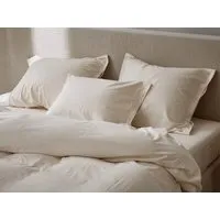 Yumeko Kissenbezug "Yumeko" aus Velvet Flanell, Naturell, – Produktbild 1 von 1