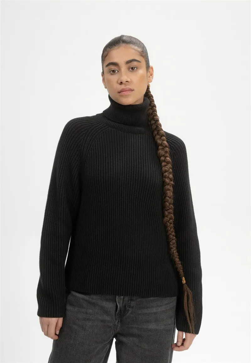 MELA Rollkragen-Pullover Modell: Chirha, Black, – Produktbild 1 von 1