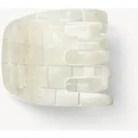 JAN N JUNE JAN N JUNE MACHETE Haarklammer MINI CLAW aus Acetat, Opalite shell checker (weiß), – Produktbild 1 von 1