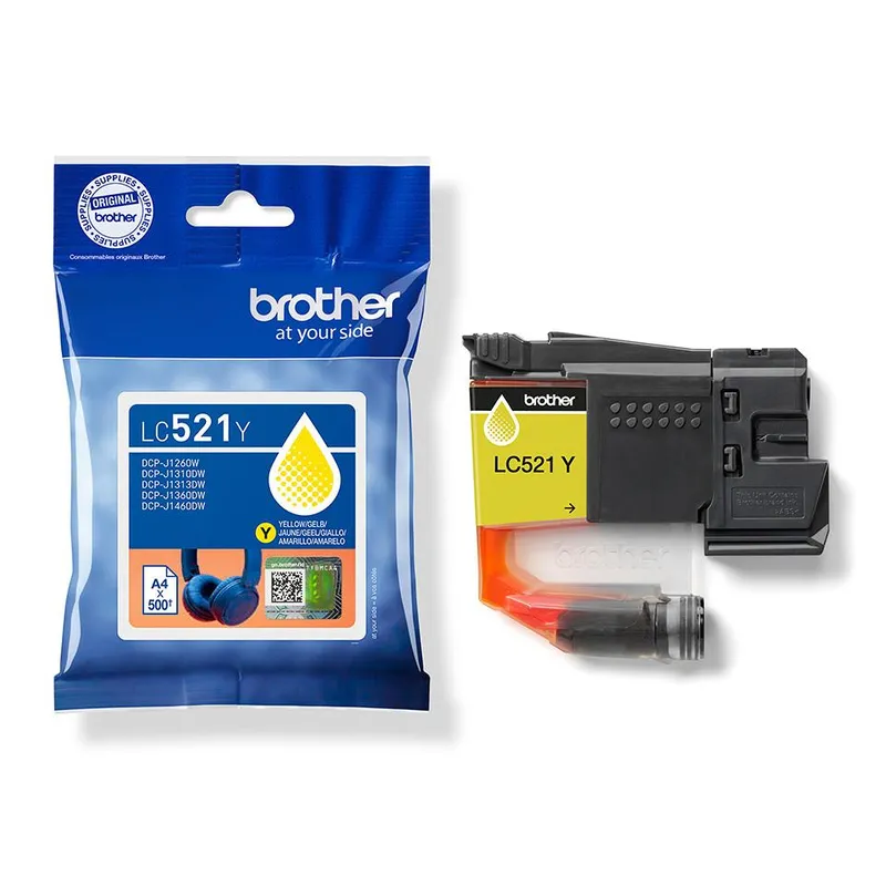 Brother Brother Tintenpatrone LC-521Y gelb – Produktbild 3 von 8