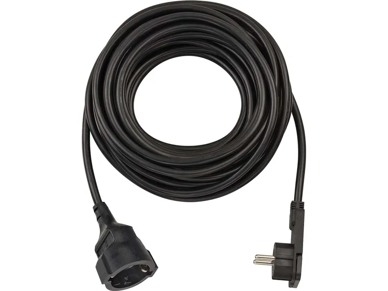 Brennenstuhl brennenstuhl Verlängerungskabel mit Flachstecker, schwarz, 10 m – Produktbild 1 von 2