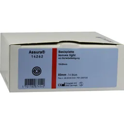 Coloplast ASSURA Basisp.kon.light RR50 15-33mm m.Gürtelb. 4 St Basisplatte – Produktbild 1 von 1
