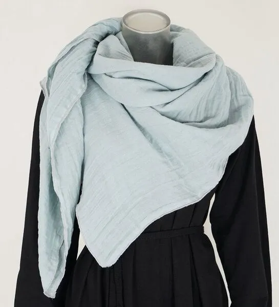 Lena Schokolade Lena Schokolade Musselin Tuch versch. Farben, Graublau, – Produktbild 1 von 1