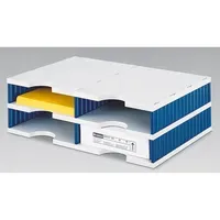 styro styro styrodoc Grundeinheit 2er blau 4 Fächer – Produktbild 2 von 2