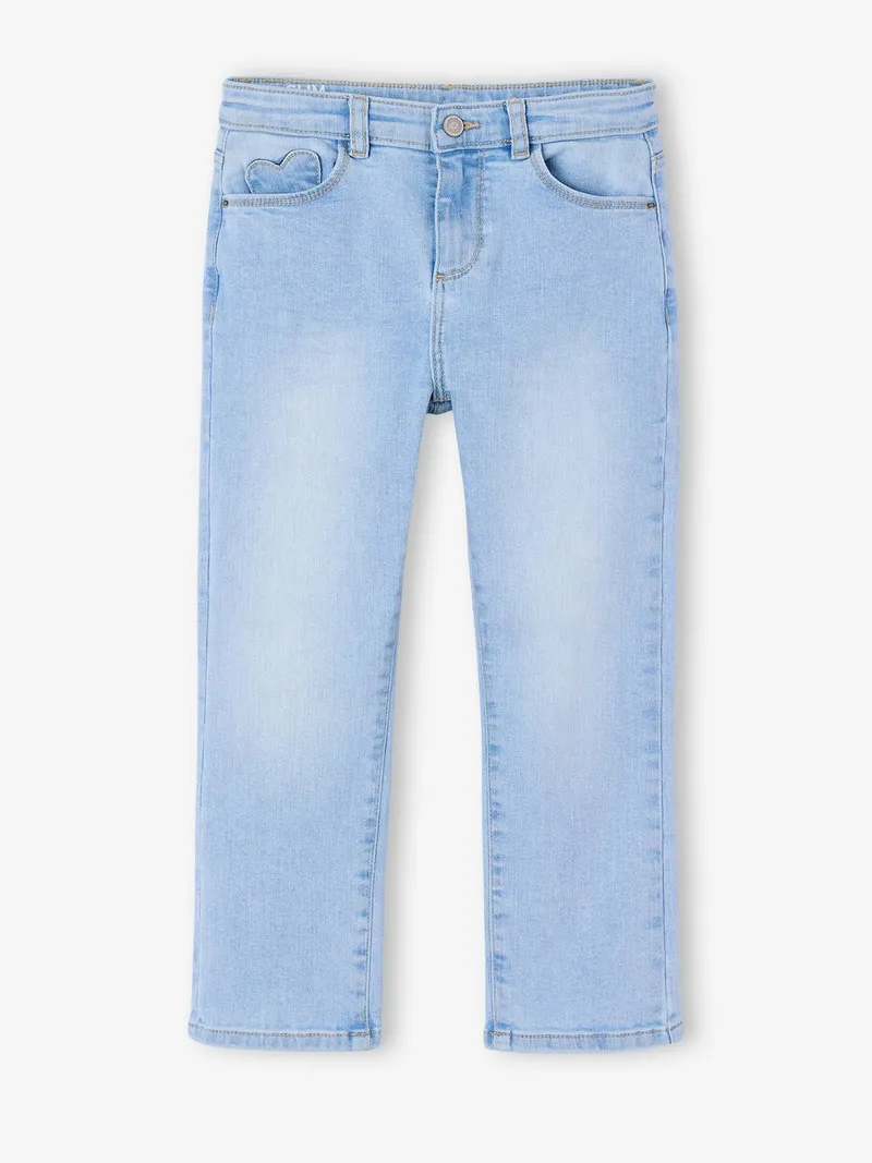Vertbaudet Mädchen Slim-Jeans, Gebleicht, – Produktbild 1 von 3