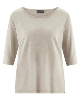 HempAge Hempage Damen Halbarm T-Shirt Hanf/Biobaumwolle – Produktbild 1 von 1