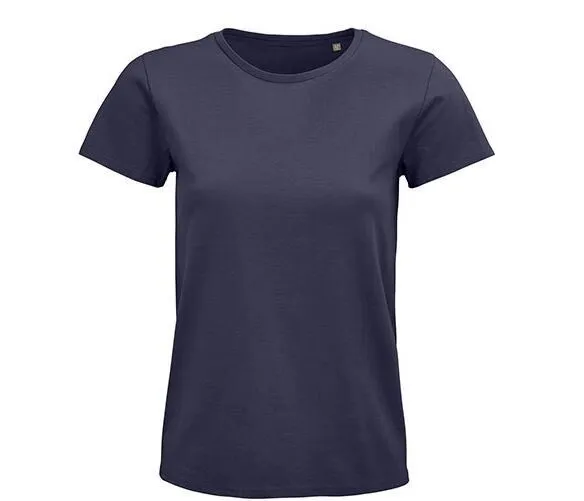 Sol's Sol's Damen T-Shirt Kurzarm Rundhals in 20 verschiedenen Farben aus Bio - Baumwolle, Mouse grey (solid), – Produktbild 1 von 4