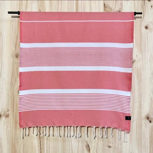 Just Be Just Be Hamamtuch / Strandtuch Fala, Koralle, – Produktbild 3 von 3