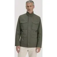 hessnatur hessnatur Field Jacket Regular NATURE SHELL aus reiner Bio-Baumwolle, Oliv, – Produktbild 2 von 5
