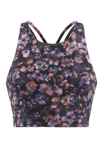 hessnatur hessnatur Bustier Fitted Highneck ACTIVE LIGHT, Lavendelgrau, – Produktbild 3 von 4