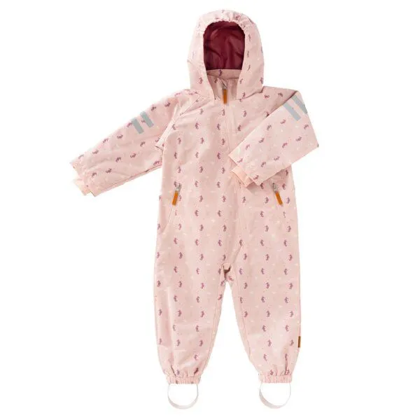 Fresk Regenanzug für Kinder – recyceltes Polyester, faltbar –4 Jahre, Seahorse, – Produktbild 1 von 4
