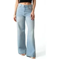Kuyichi Kuyichi Damen vegan Jeans Harper Locker Schlaghose Hellblau – Produktbild 1 von 1