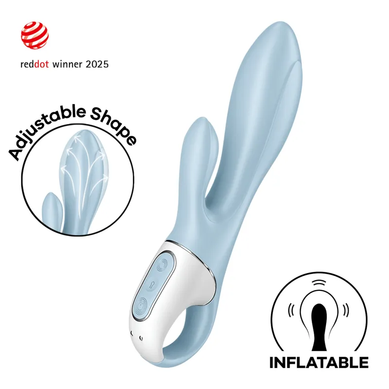 Satisfyer Satisfyer Air Pump Bunny 1, 20,5 cm, Hellblau, – Produktbild 1 von 1