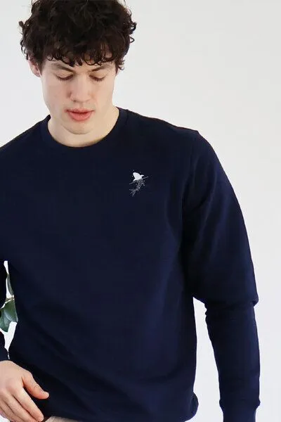 Kultgut Kultgut Biofair - Supersoft Sweatshirt - Pullover / Little Shark, Nachtblau, – Produktbild 1 von 4